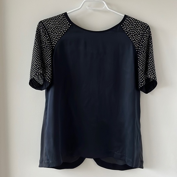 Rebecca Taylor - Sparkles and silk tshirt - Picture 1 of 7